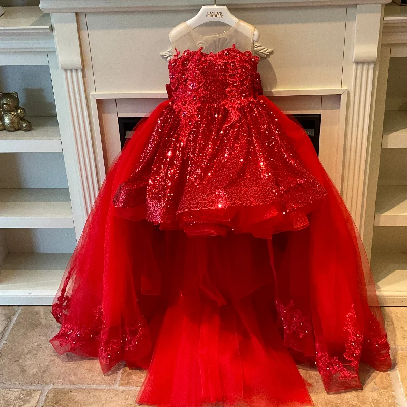 cocktail dressRed Sparkle Dress