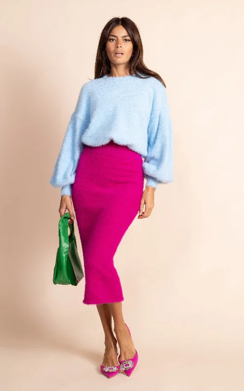 Today Only Rosaline Midi Skirt in Cerise