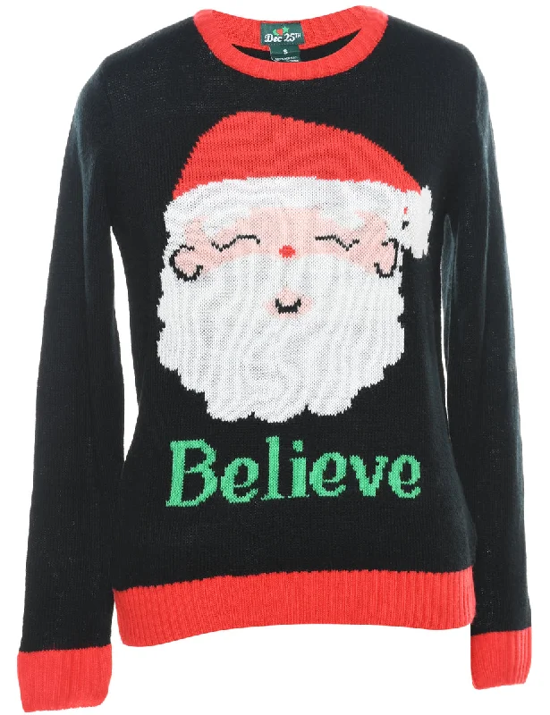 lightweight outerwearSanta Claus Christmas Jumper - S