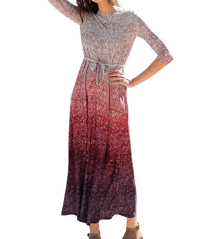 casual shift dressSequin Maxi Dress In Pink