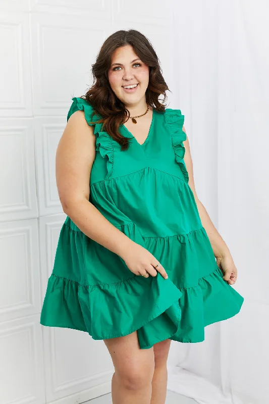 comfy maxi dressHailey & Co Play Date Full Size Ruffle Dress