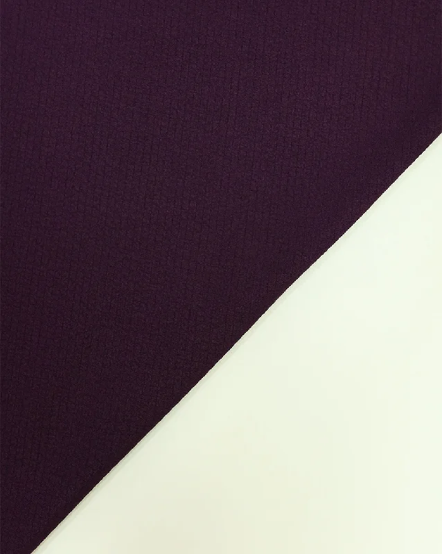 flowy dressDARK PURPLE BUBBLE CREPE FABRIC