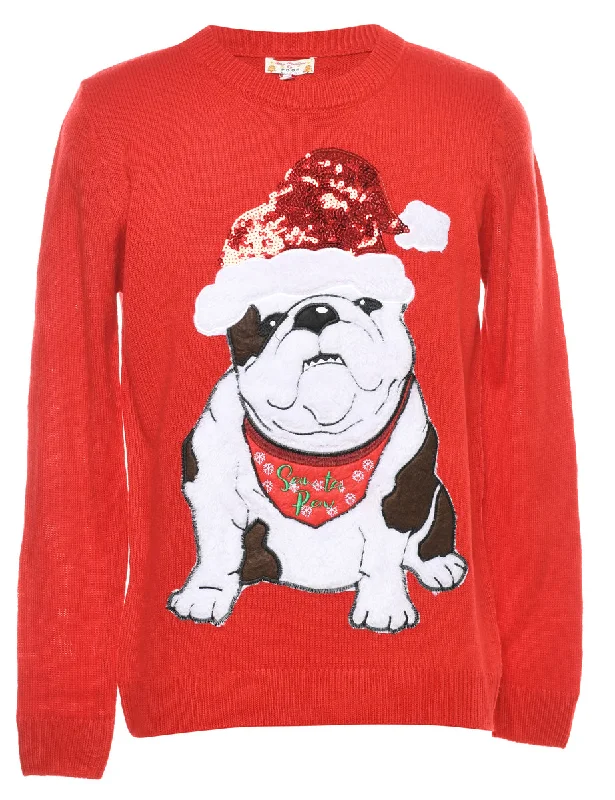 modern outerwearAnimal Design Christmas Jumper - S