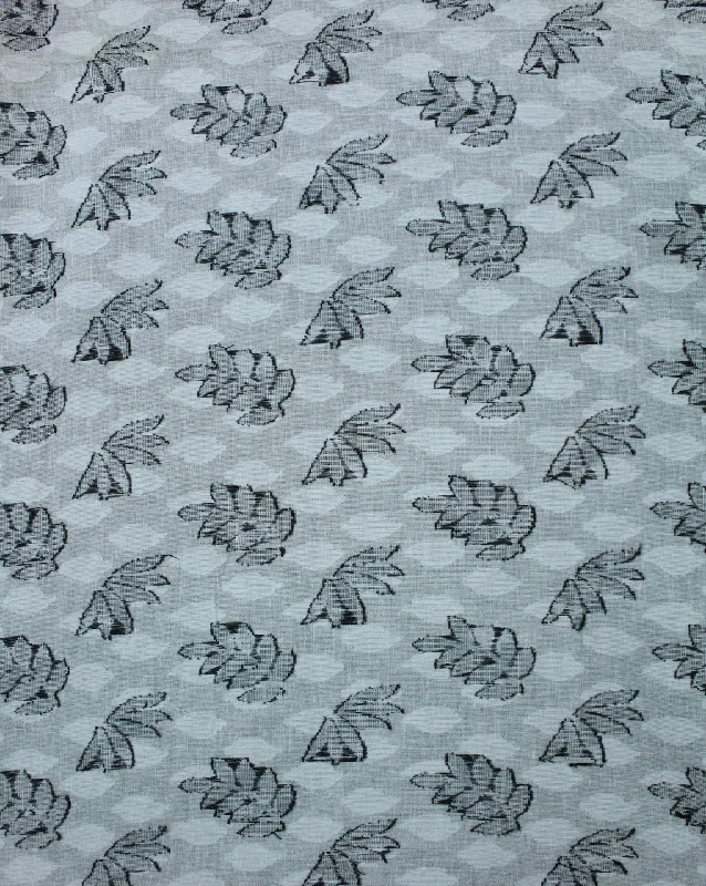 A-line dressWhite Black Dot Cotton Dobby Fabric