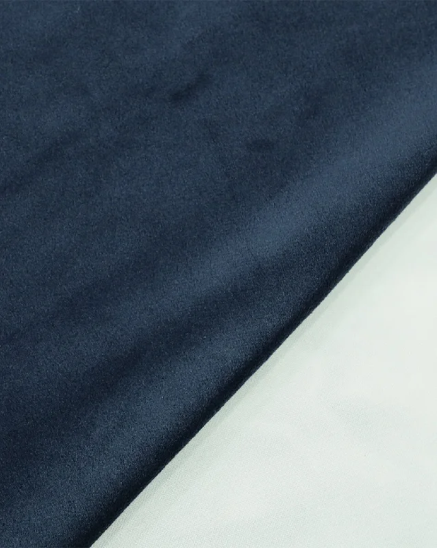 chic wrap dressDARK NAVY BLUE PLAIN VELVET LYCRA FABRIC ( WIDTH 58 INCHES )