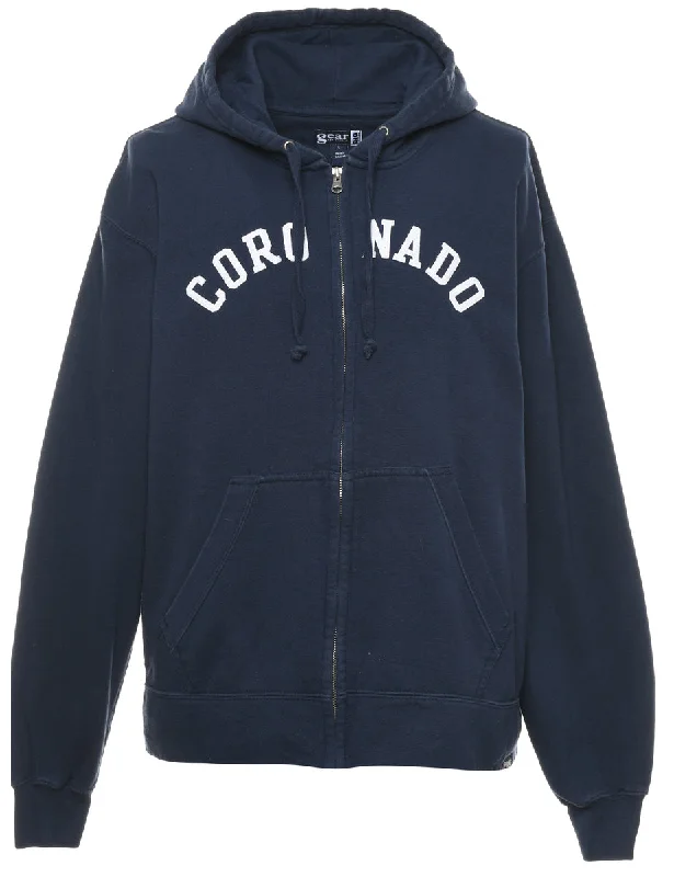 comfortable coatNavy Coronado Hoodie - L