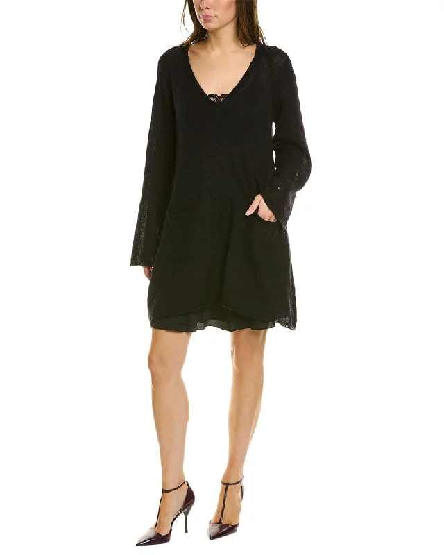 statement dressTWINSET Cami Slip Mohair & Wool-Blend Sweaterdress