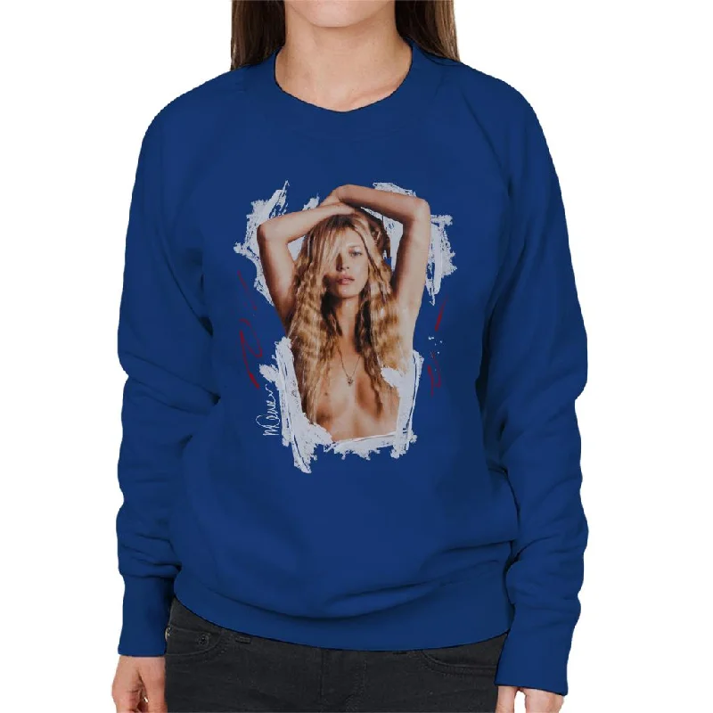 comfy workout wear hoodieSidney Maurer Original Portrait Of Kate Moss Topless Shoot Women's Sweatshirt