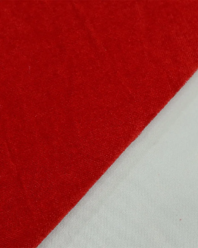 tiered dressRED PLAIN VELVET LYCRA FABRIC ( WIDTH 58 INCHES )