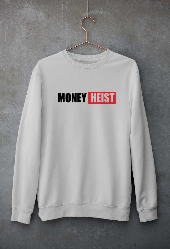 premium athletic sweatshirtMoney Heist Unisex Sweatshirt for Men/Women