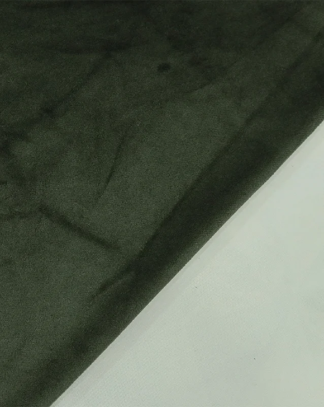 Deal of the Week trendy mini dressMEHENDI GREEN PLAIN VELVET LYCRA FABRIC ( WIDTH 58 INCHES ) Deal of the Week trendy mini dressMEHENDI GREEN PLAIN VELVET LYCRA FABRIC ( WIDTH 58 INCHES )