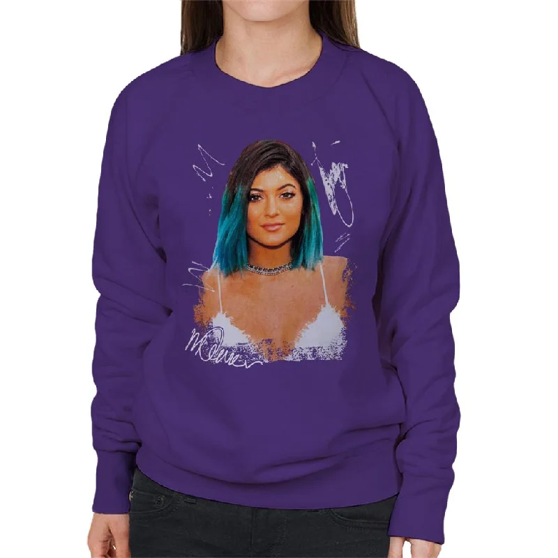 bold workout sweatshirtSidney Maurer Original Portrait Of Kylie Jenner Women's Sweatshirt