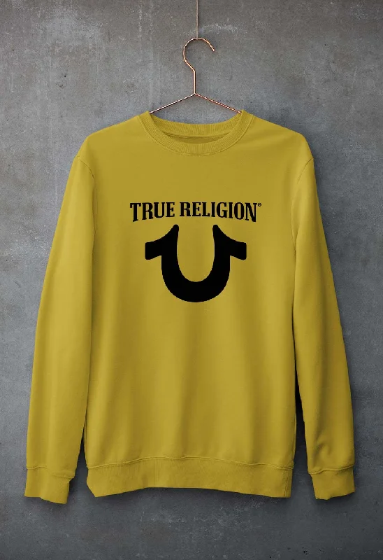 contemporary fitness sweatshirtTrue Religion Unisex Sweatshirt for Men/Women