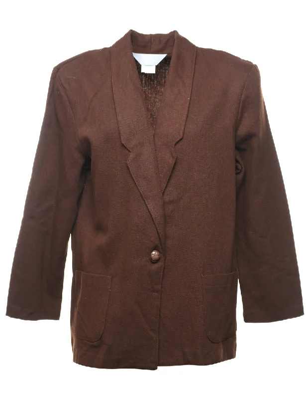 windproof jacketBrown Blazer - L