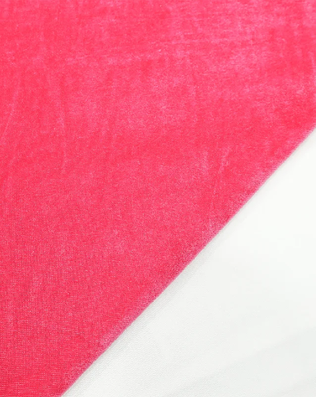 sleek dressPINK PLAIN VELVET LYCRA FABRIC ( WIDTH 58 INCHES )