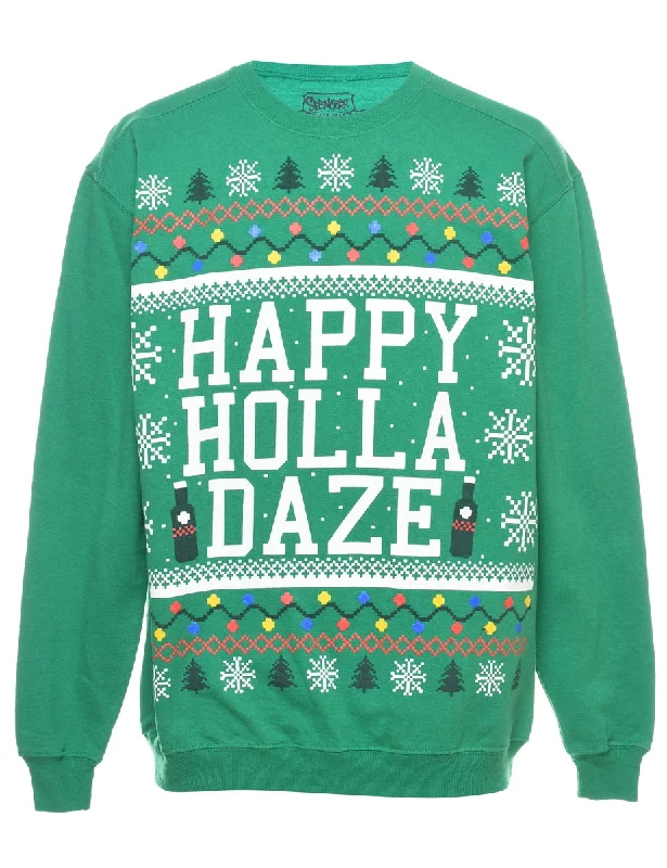 high-fashion coatFestive Season Christmas Sweatshirt - S