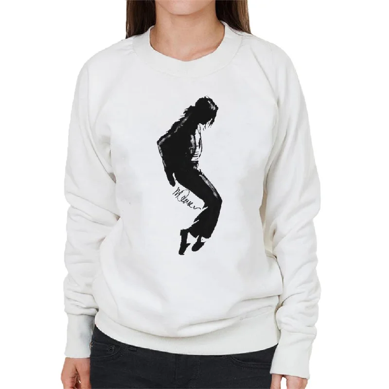 workout-ready hoodieSidney Maurer Original Portrait Of Michael Jackson Silhouette Women's Sweatshirt