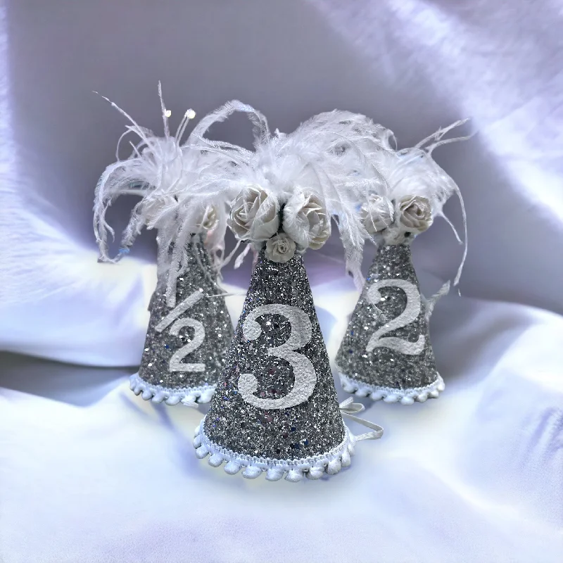 printed dressSilver Sparkle Party Hat