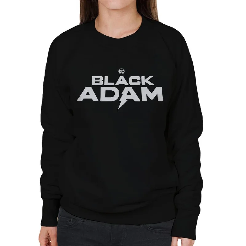 stylish athletic hoodieBlack Adam Classic Logo Women's Sweatshirt