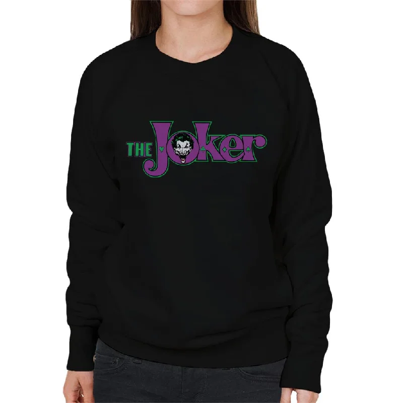 workout style hoodieBatman The Joker Logo Women's Sweatshirt