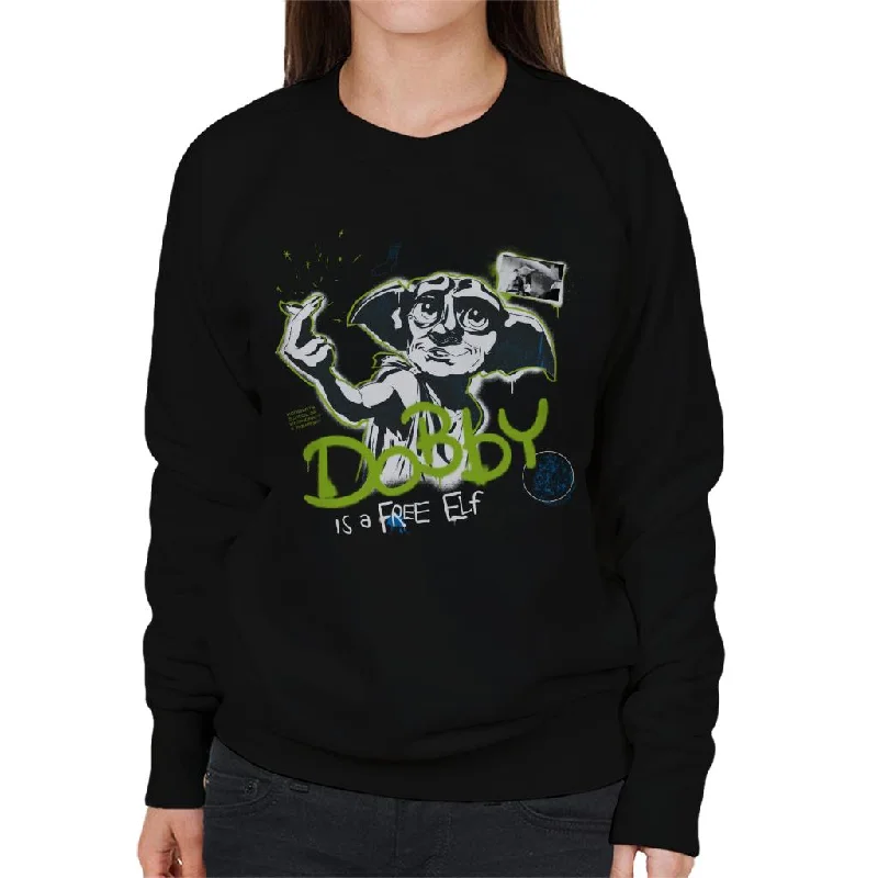 functional sports hoodieHarry Potter Dobby Is A Free Elf Women's Sweatshirt