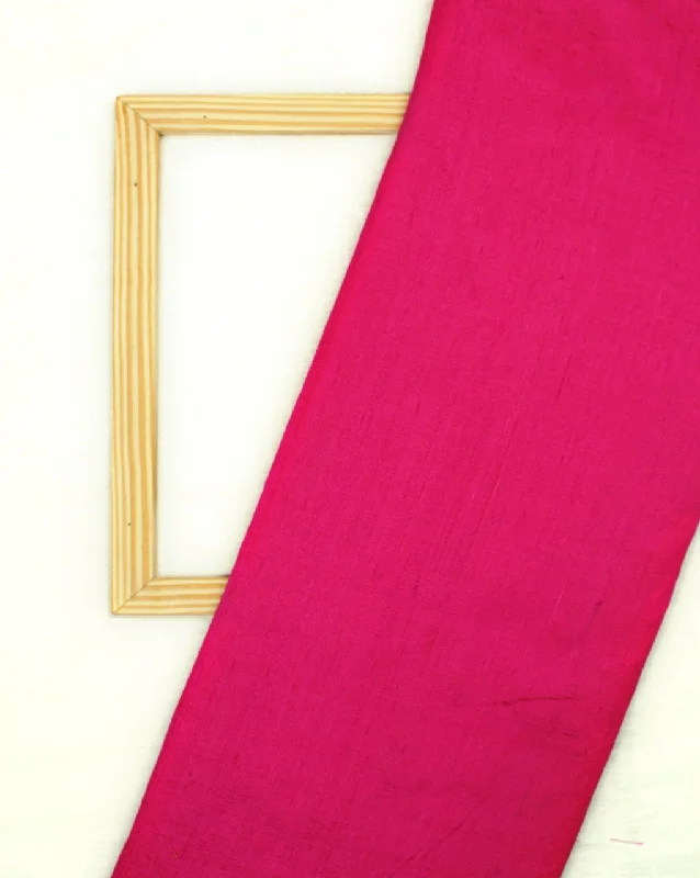 draped dressPink Plain Raw Silk Fabric