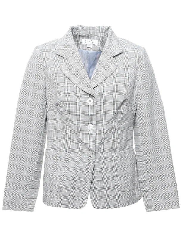 vintage trench coatGrey Dogtooth Blazer - M