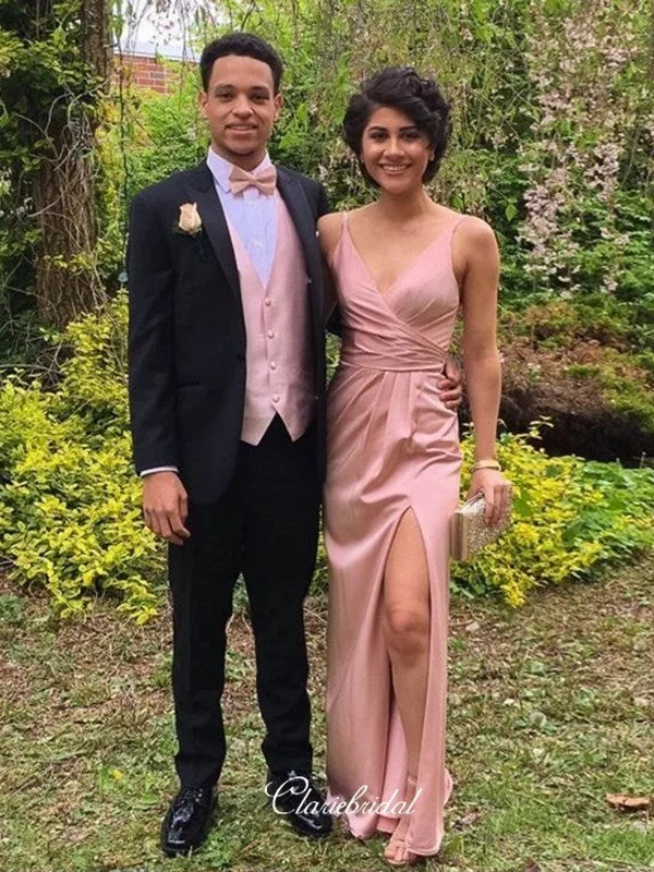 One-DAY Sale Slit Mermaid Popular Newest 2020 Prom Dresses, Simple Cheap Long Prom Dresses One-DAY Sale Slit Mermaid Popular Newest 2020 Prom Dresses, Simple Cheap Long Prom Dresses