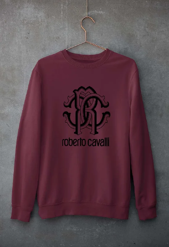 workout style hoodieRoberto Cavalli Unisex Sweatshirt for Men/Women