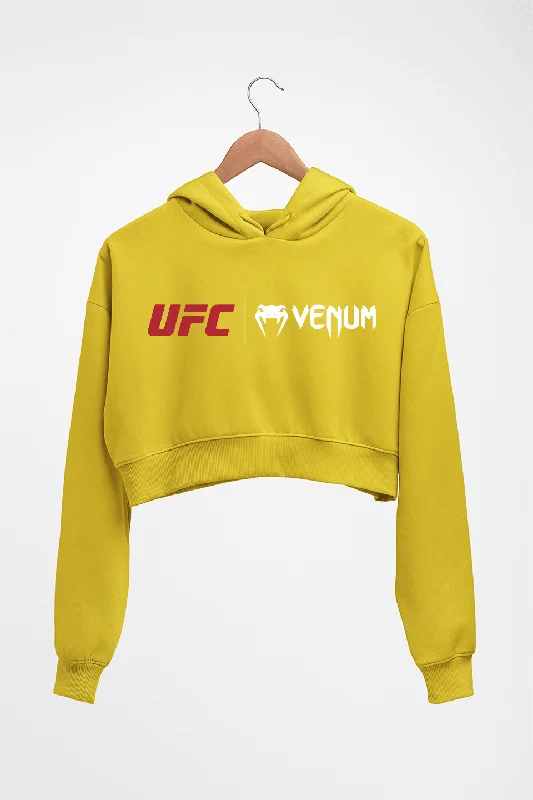 casual zip-up sweatshirtUFC Venum Crop HOODIE FOR WOMEN