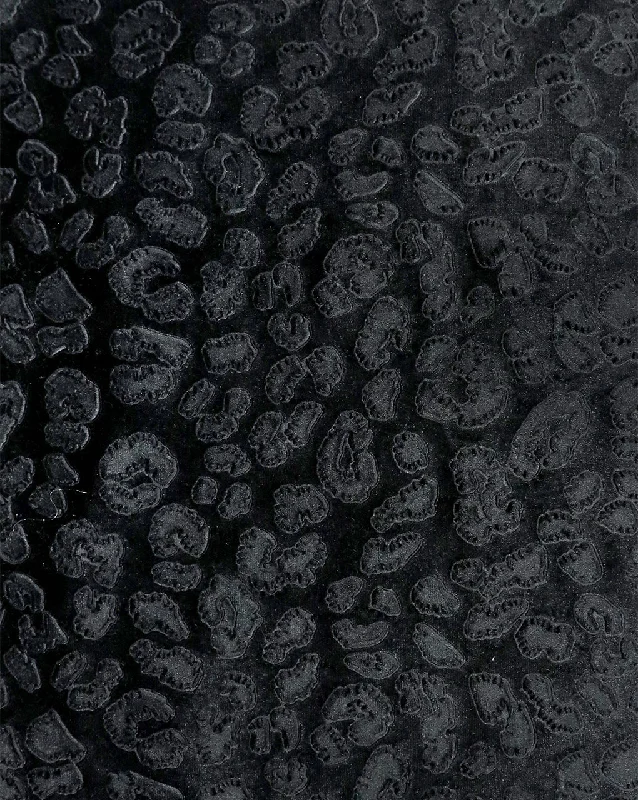 trendy dressBLACK EMBOSSED VELVET FABRIC ( WIDTH 58 INCHES )