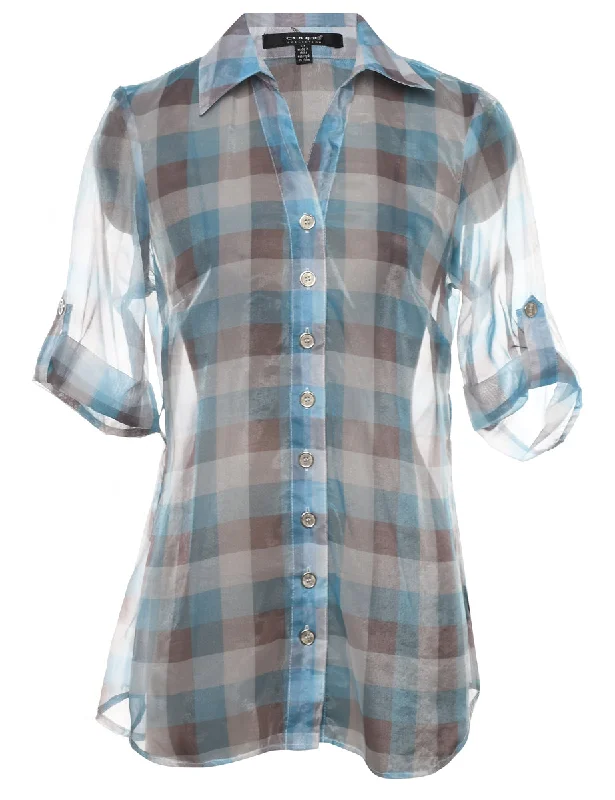 lightweight outerwearChecked Blouse - S