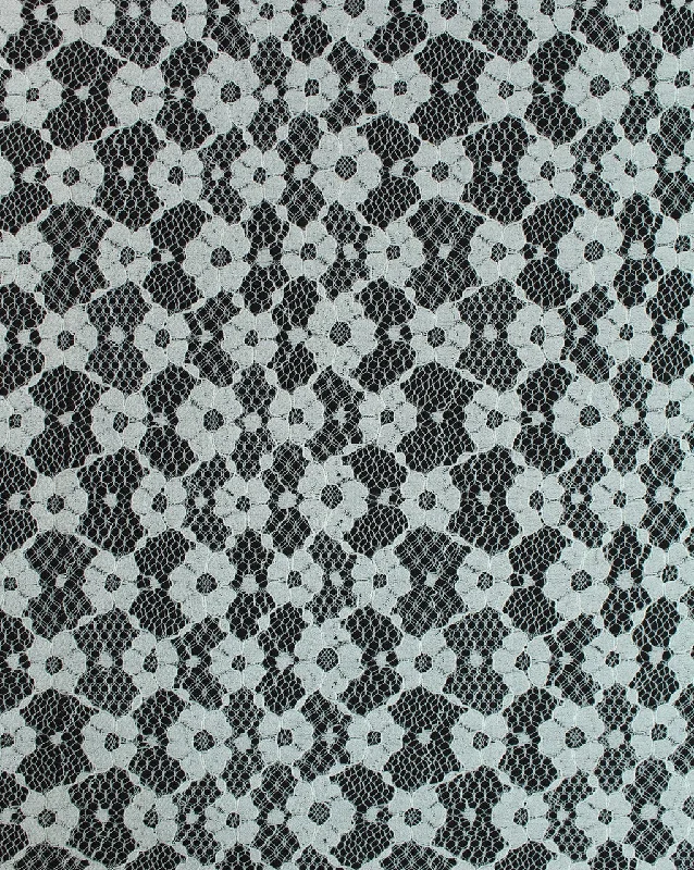 cocktail party dressPolyester Floral Design 13 Lace Cut Work Fabric (RFD)