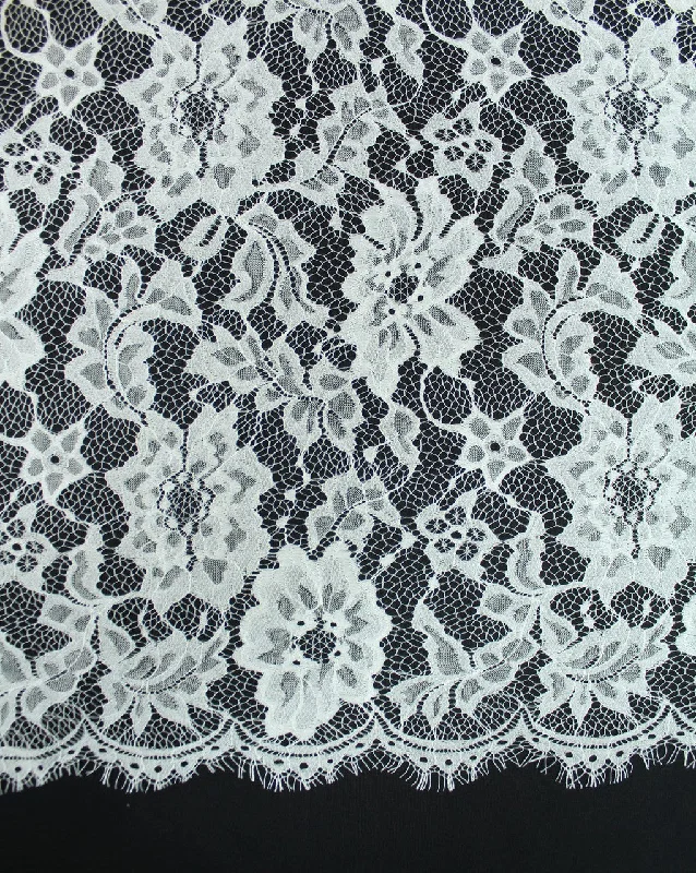 high-waisted dressPolyester Floral Design 34 Lace Cut Work Fabric (RFD)