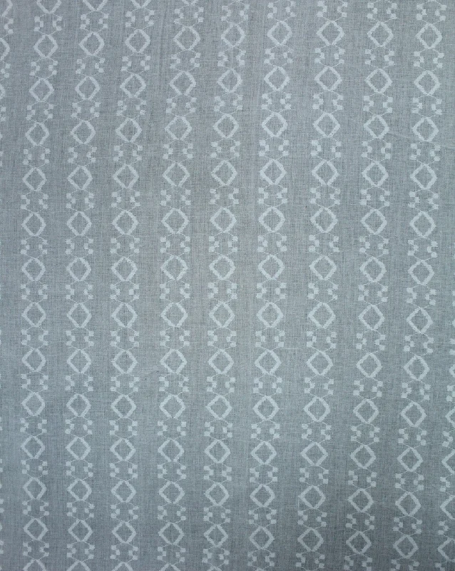 statement dressWhite Chevron Design Cotton Dobby Fabric