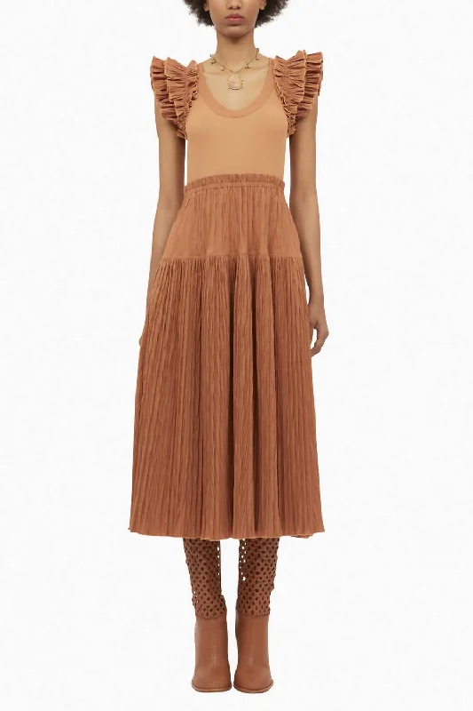 A-line dressVirginia Dress In Chestnut