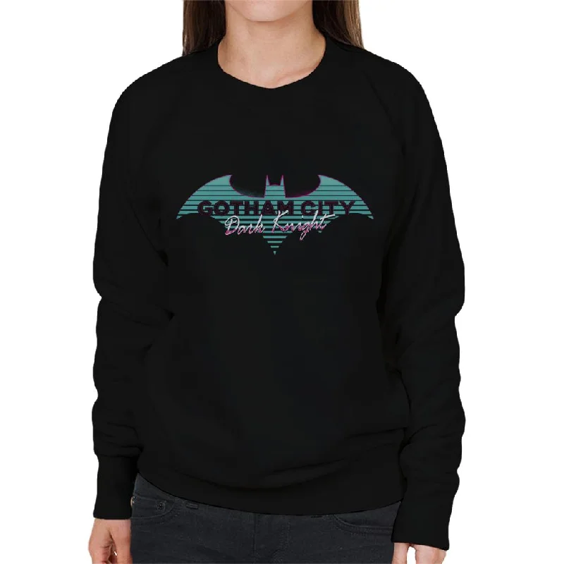 relaxed fit sports hoodieBatman The Dark Knight Gotham City Women's Sweatshirt