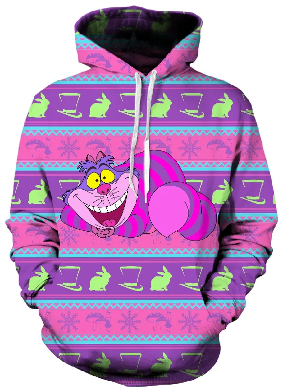 cozy hoodie for cold weatherCheshire Cat Ugly Unisex Hoodie