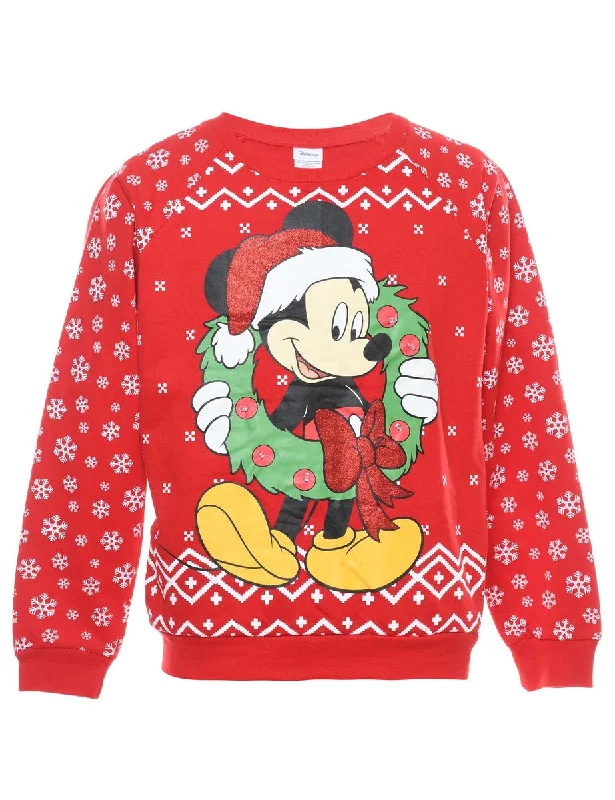 oversized puffer coatLight Up Mickey Mouse Christmas Sweatshirt - S