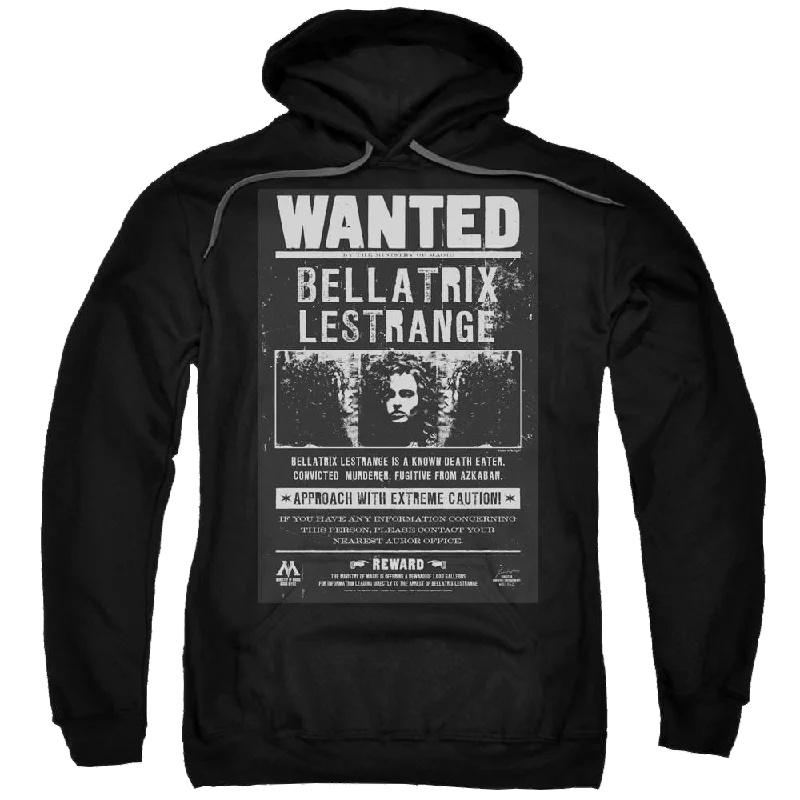 relaxed fit hooded sweatshirtHarry Potter Wanted Bellatrix Pullover Hoodie