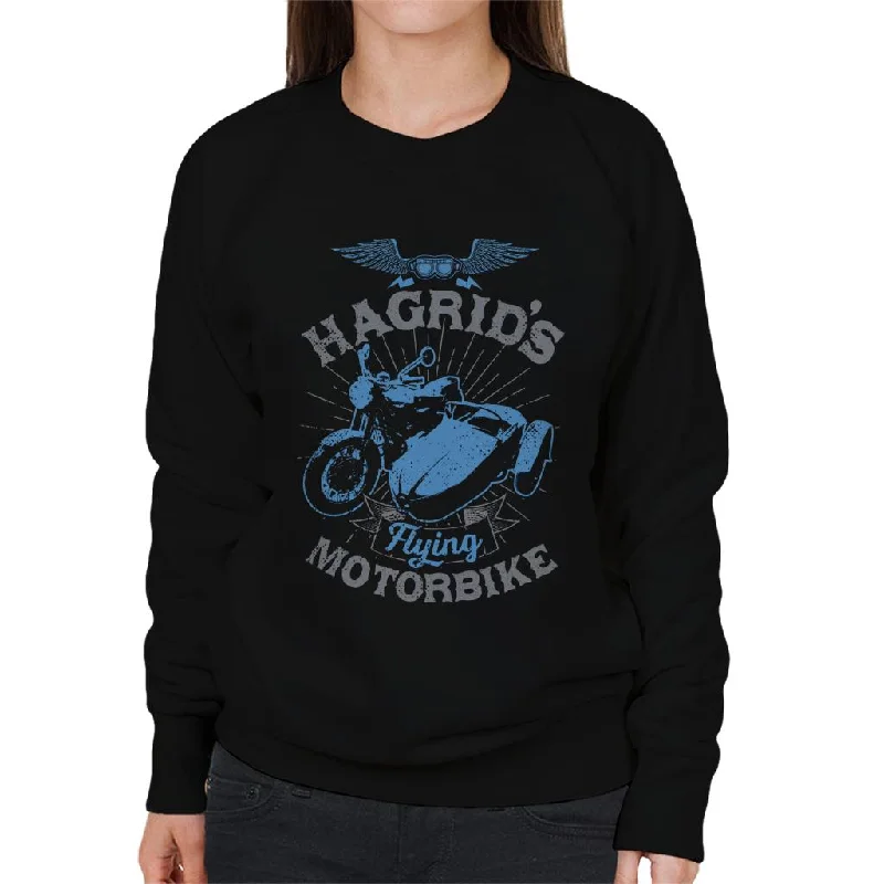 stylish performance hoodieHarry Potter Hagrids Flying Motorbike Women's Sweatshirt