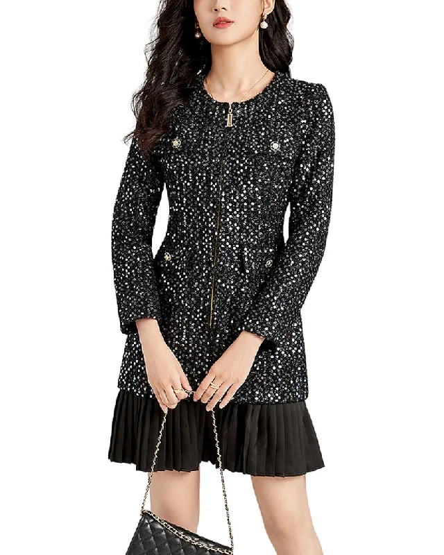 luxury dressWLZD Wool-Blend Dress