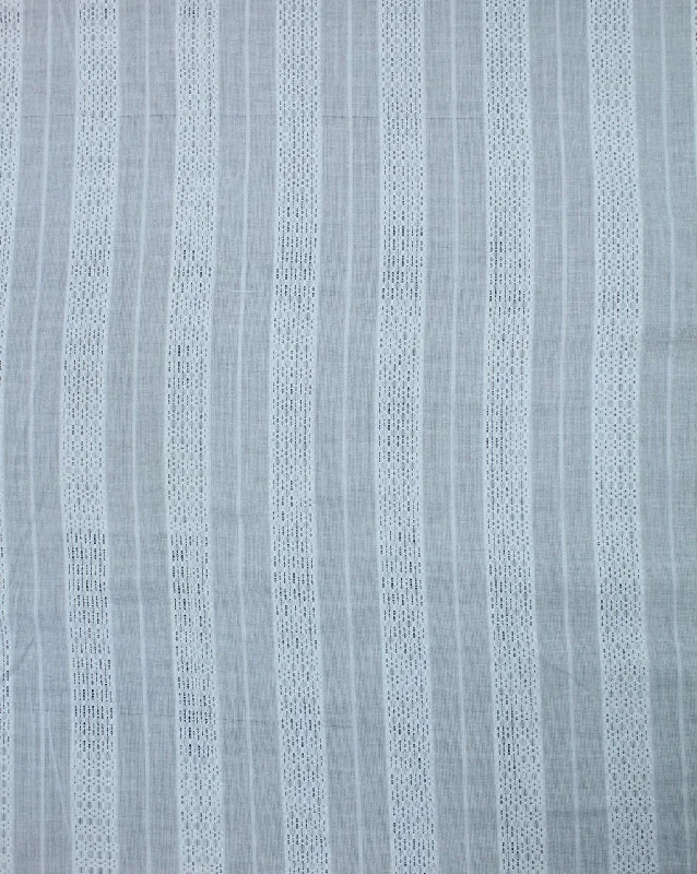 boho dressWhite Stripe Design Cotton Dobby Fabric