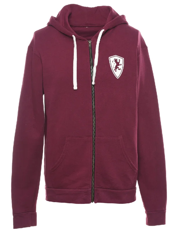 warm outerwearPlum Hooded Sweatshirt - L