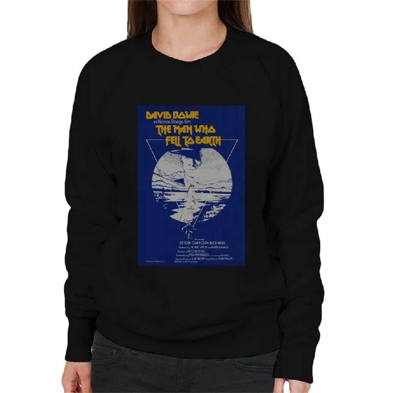 athletic casual sweatshirtThe Man Who Fell To Earth A Nicolas Roegs Film Women's Sweatshirt