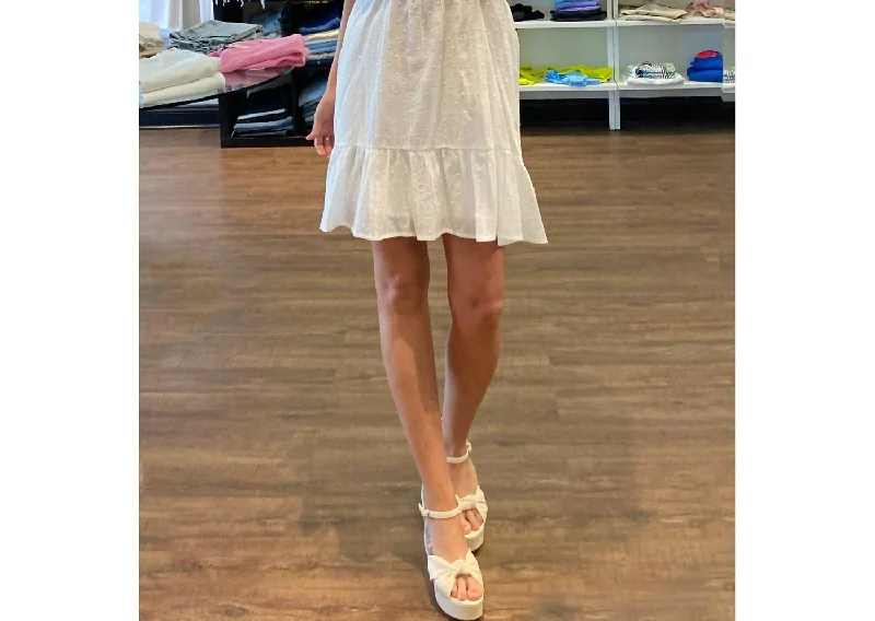 velvet dressZanima Cutout Dress In White