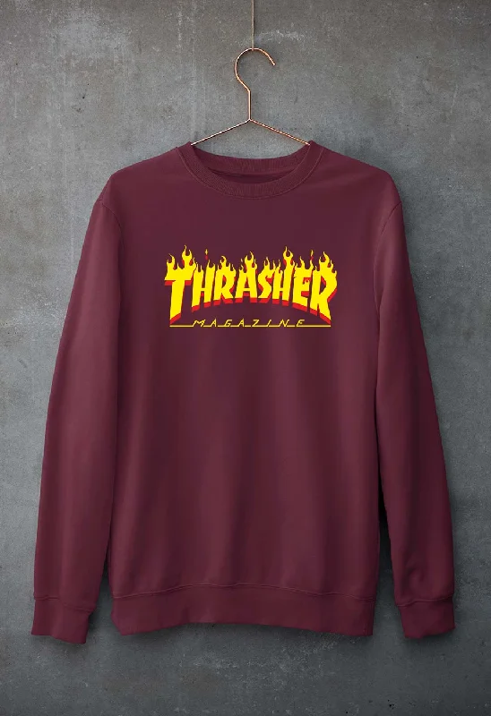 warm athletic hoodieThrasher Magzine Unisex Sweatshirt for Men/Women