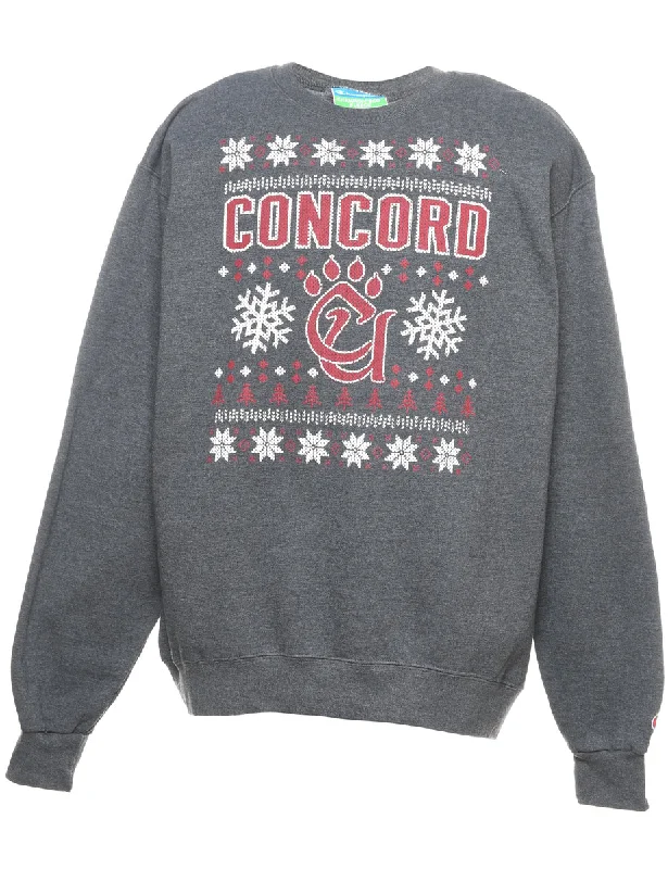 fashion-forward coatConcord Christmas Sweatshirt - L