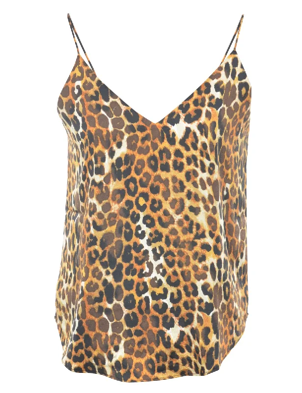 relaxed winter jacketLeopard Print Camisole - XS