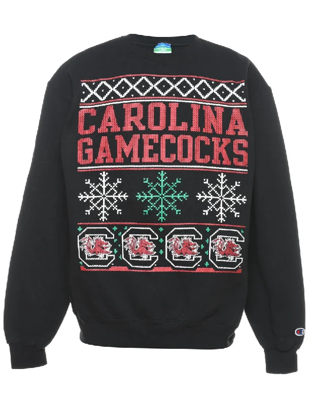 elegant coatSnowfall Design Carolina Gamecocks Christmas Sweatshirt - M